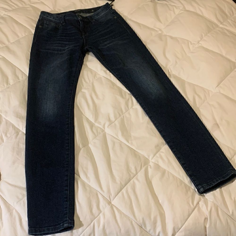 MISS ME, skinny, NWT, size 25, dark blue, soft and stretchy, cotton/blended